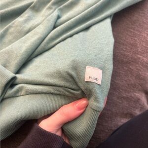 Vuori Mint Green Crew Neck Sweater